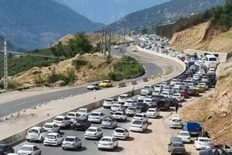 ترافیک سنگین در کندوان و هراز