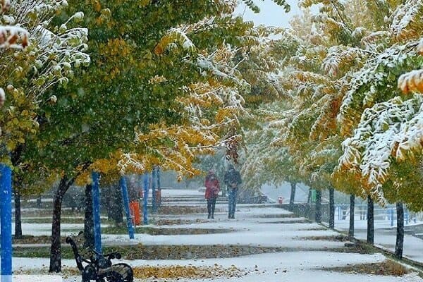 برف و باران شدید در استان‌های غربی کشور
