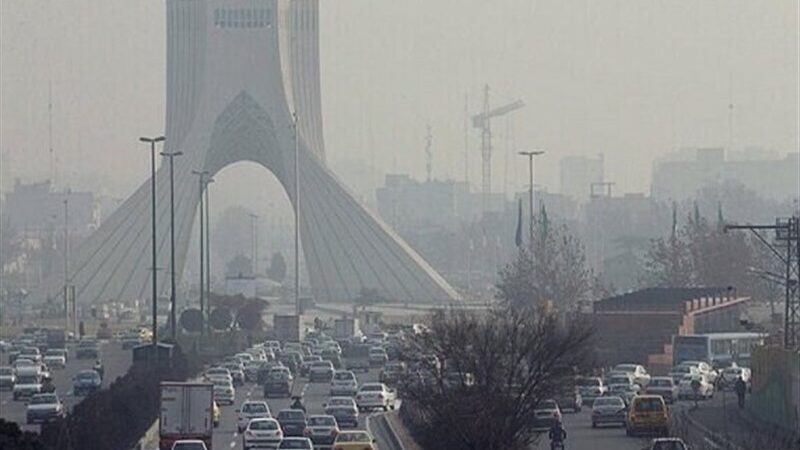 کیفیت هوای تهران برای گروه‌های حساس ناسالم است
