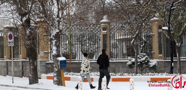 ایران را برف و باران می پوشاند