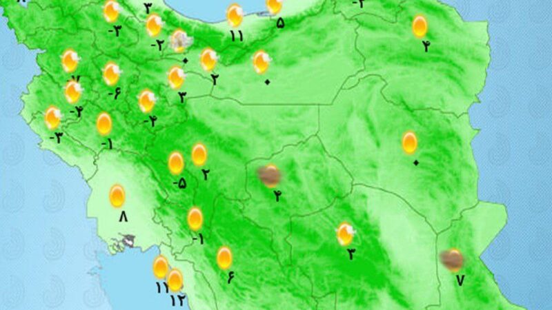 تداوم سکون و آلودگی هوا در شهرهای پرجمعیت