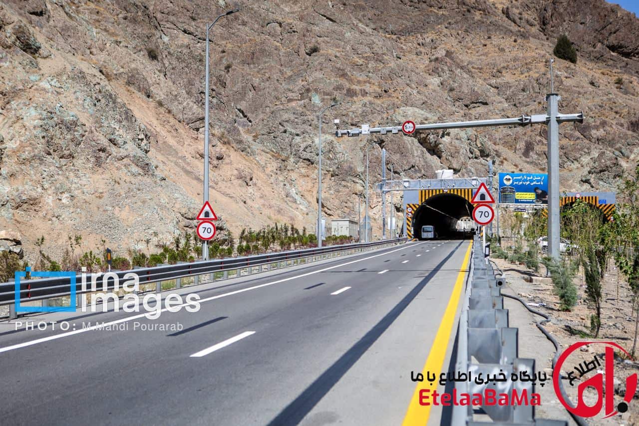 انسداد مقطعی در محور کرج – چالوس به‌دلیل فعالیت کارگاه جاده‌ای