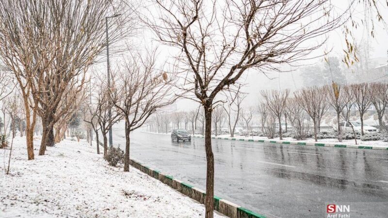 بارش برف و باران در ۲۶ استان کشور/ انسداد ۷ محور مواصلاتی
