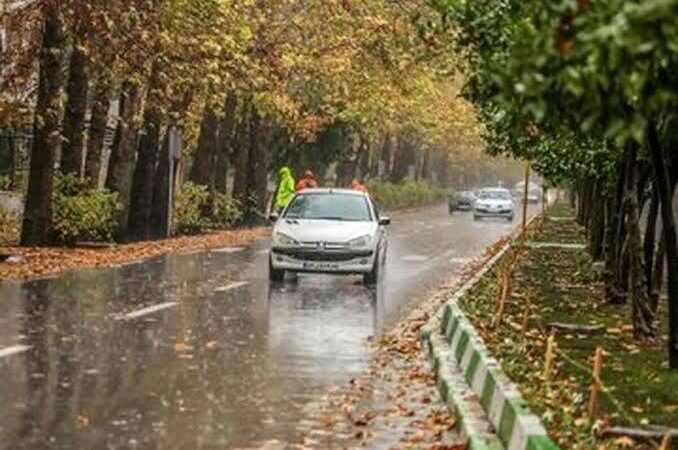 پیش‌بینی بارندگی پراکنده در شمال کشور