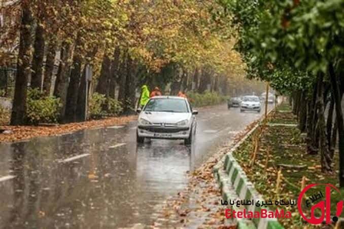 پیش‌بینی بارندگی پراکنده در شمال کشور