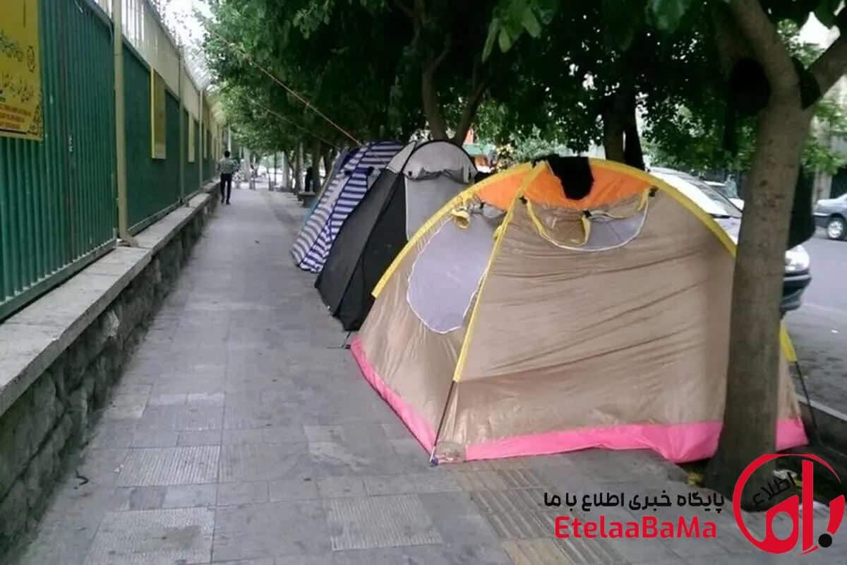 پایتختِ درمان، بی‌پناهی خانواده‌ها؛ شب‌های سرد اطراف بیمارستان‌های تهران