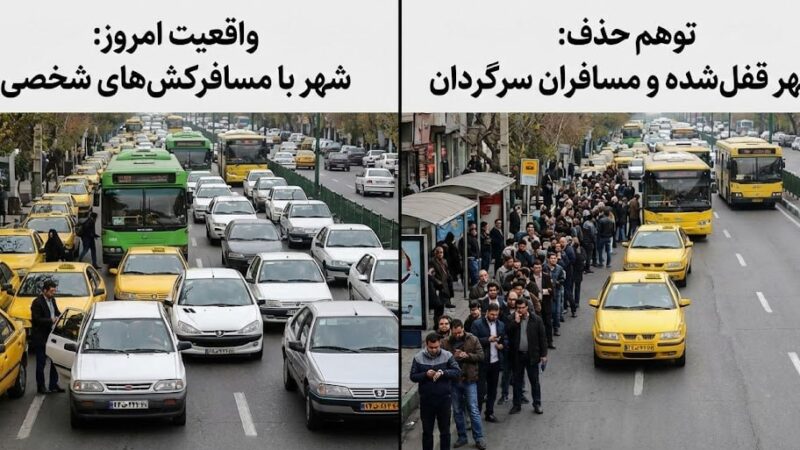 تهران بدون مسافرکش‌های شخصی؛ آیا شهر چند ساعت دوام می‌آورد؟