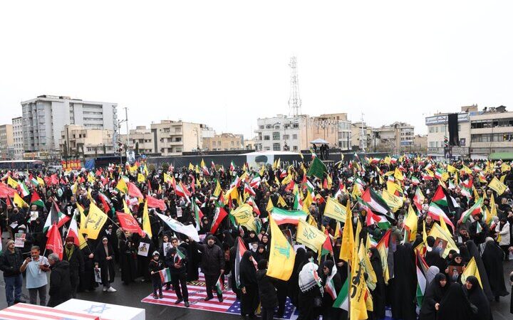 بیعت مردم با ‌امام خامنه‌ای در راهپیمایی روز قدس/ایران فریاد انتقام شد