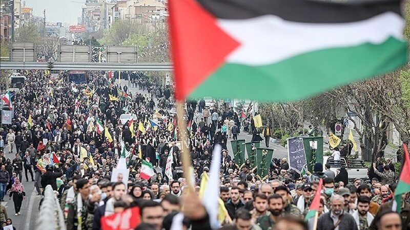 دعوت از ملت بزرگ ایران برای حضور در راهپیمایی سراسری روز جهانی قدس