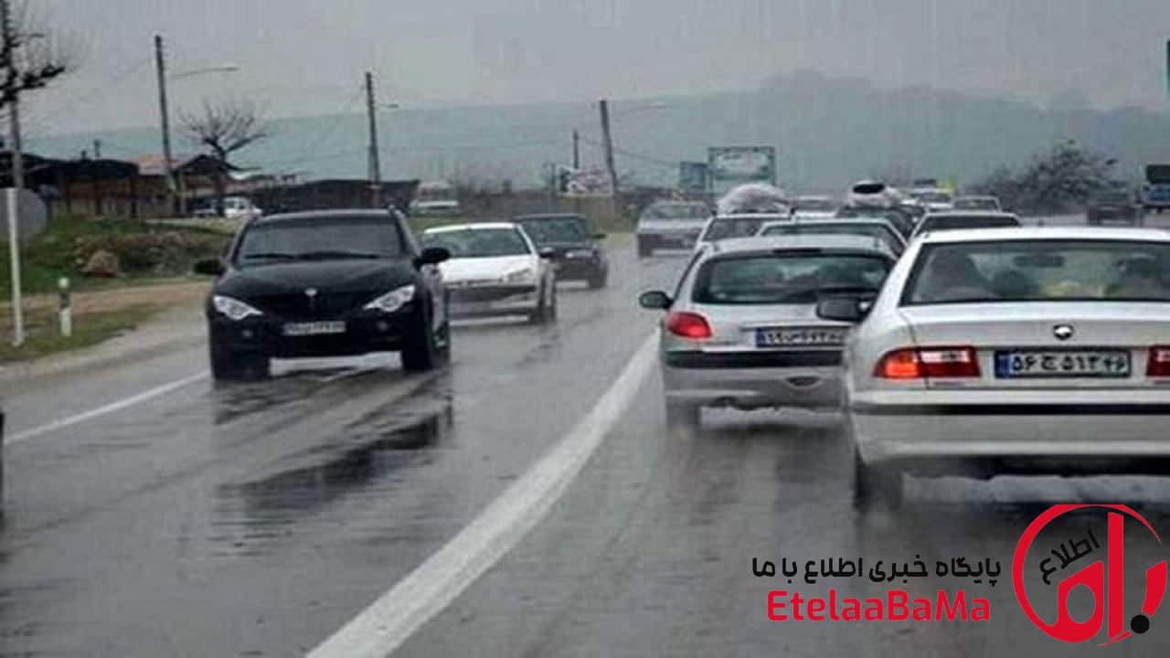 احتمال یک‌طرفه شدن جاده چالوس/ بارش باران در ۱۰ استان کشور
