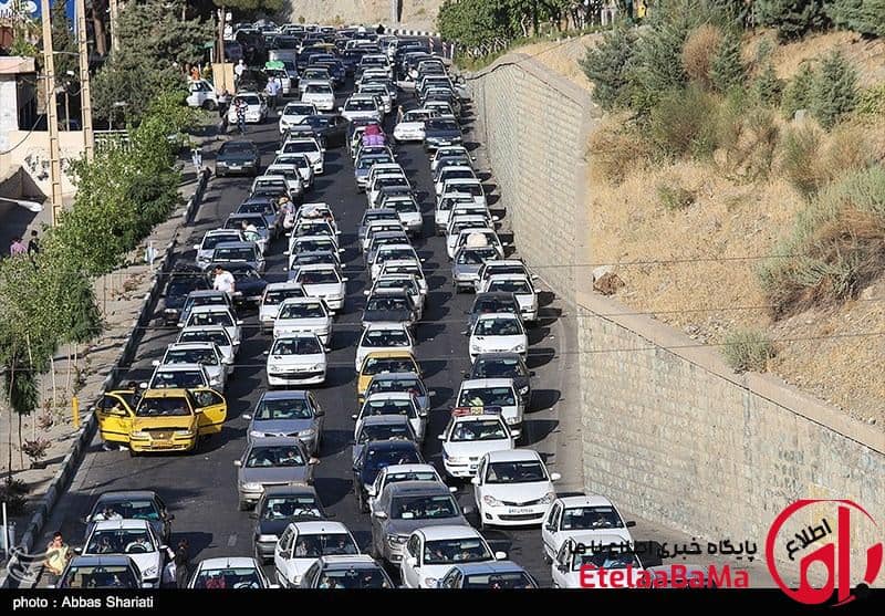 انسداد چالوس و ترافیک سنگین در محورهای شمالی