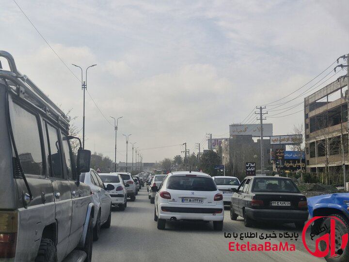 ترافیک سنگین در آزادراه‌های قزوین-کرج-تهران و ساوه-تهران