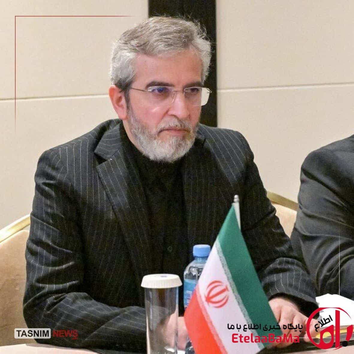 باقری:  ذخایر اورانیوم غنی‌شده ایران در دستورکار مذاکرات نیست