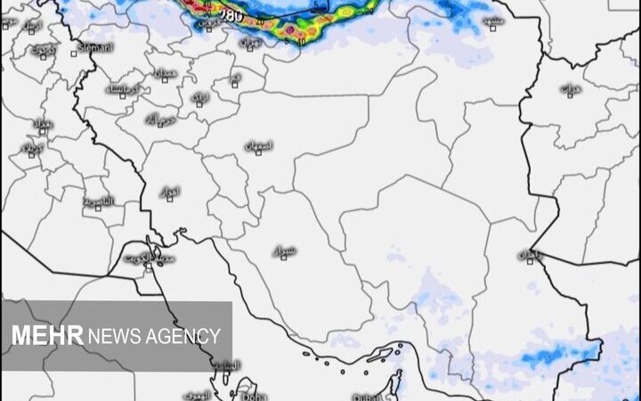 هشدار رگبار بارش‌های تابستانی در ۱۰ استان؛ کاهش دمای تهران از پنجشنبه