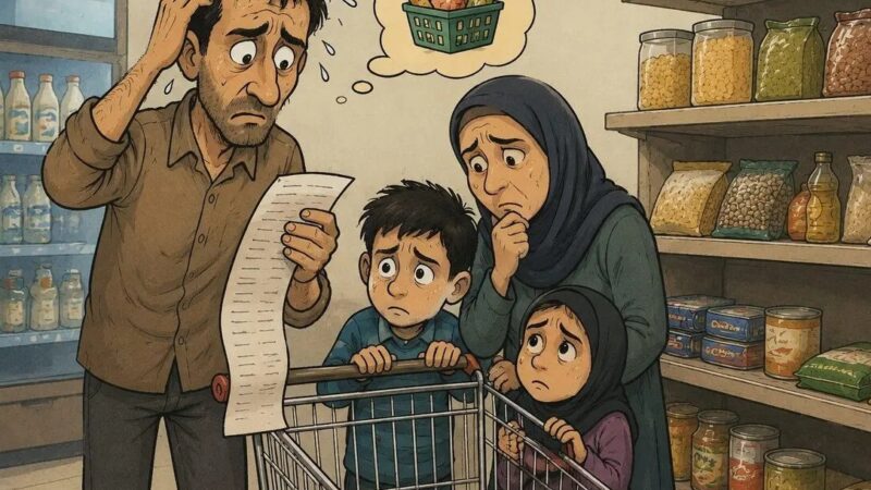 تورم ۱۰۰ درصدی دهک‌های کم‌درآمد؛ چرا سفره خانوارها هر روز کوچک‌تر می‌شود؟