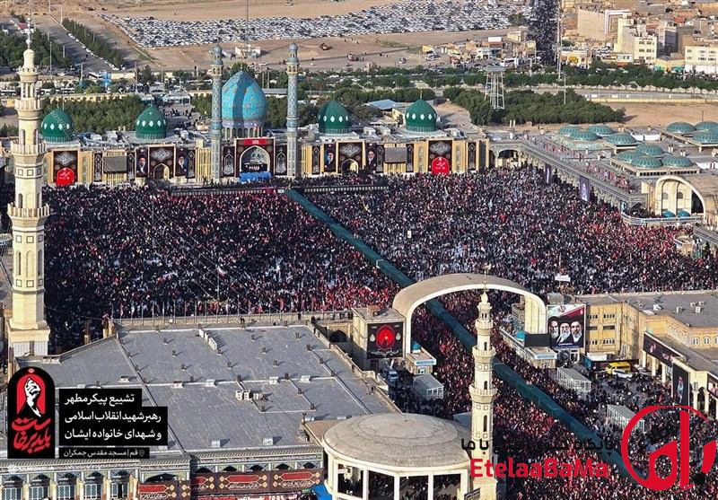 مراسم تشییع رهبر شهید در قم برگزار شد؛ حضور گسترده مردم در آیین بدرقه