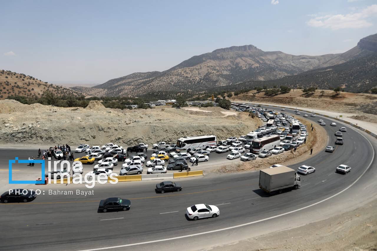 ترافیک سنگین محورهای اربعین تا ۴۸ ساعت آینده ادامه دارد