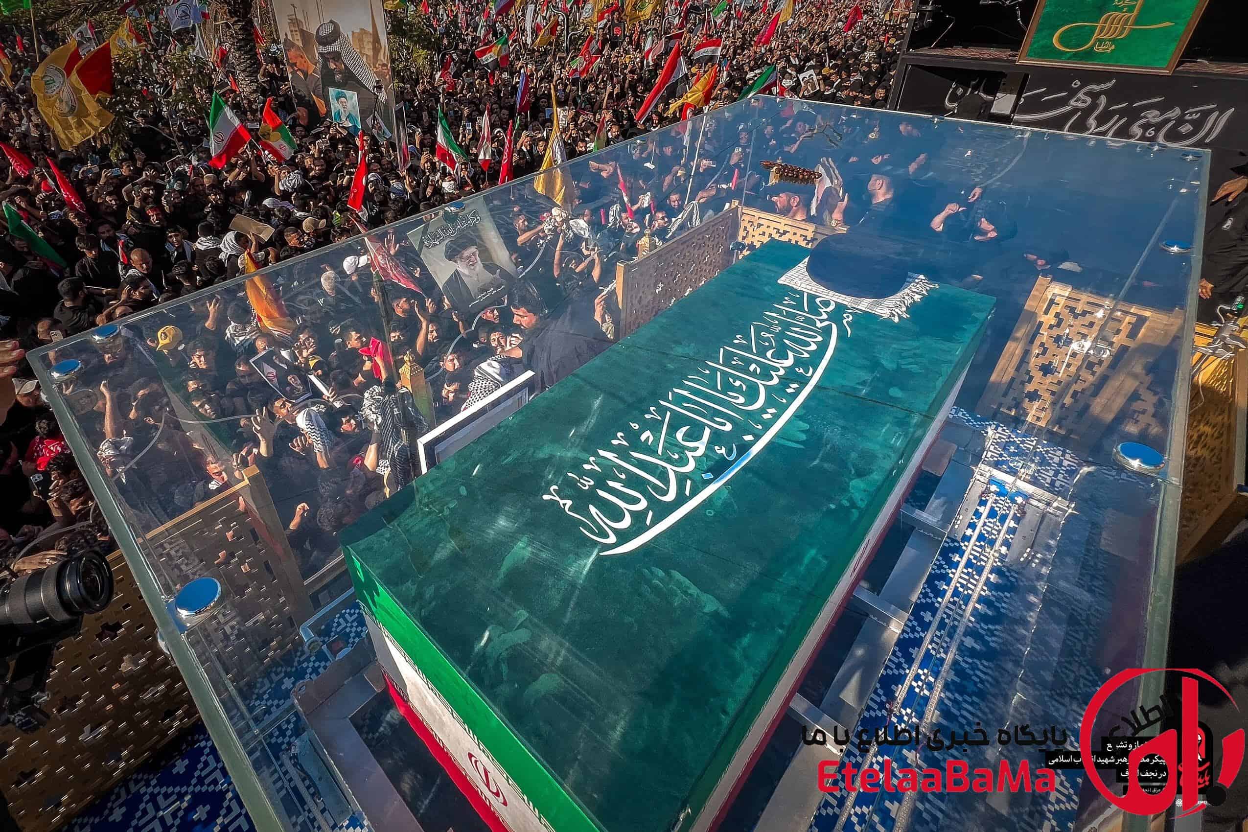 مراسم تدفین پیکر مطهر رهبر شهید با حضور اعضای بیت رهبر انقلاب برگزار می شود