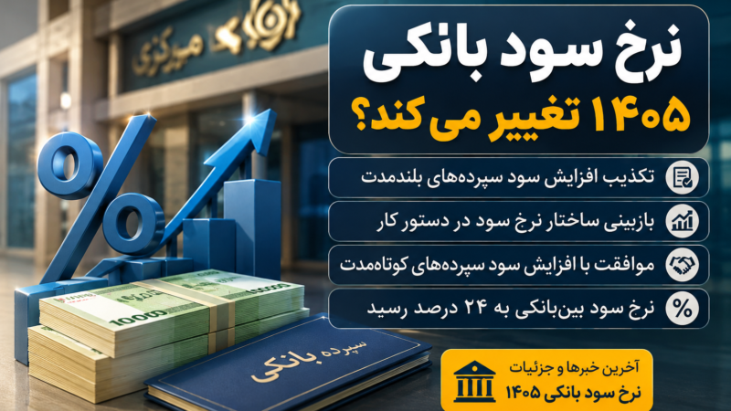 نرخ سود بانکی ۱۴۰۵ تغییر می‌کند؟ | آخرین تصمیم بانک مرکزی