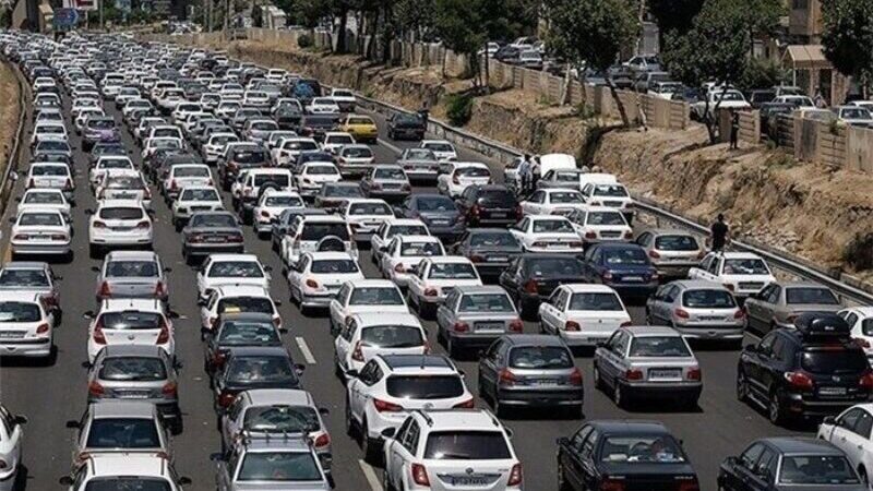 ترافیک سنگین در آزادراه قم ـ تهران | این محور شمالی هم تراقیک نیمه‌سنگین دارد