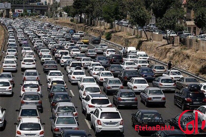ترافیک سنگین در آزادراه قم ـ تهران | این محور شمالی هم تراقیک نیمه‌سنگین دارد