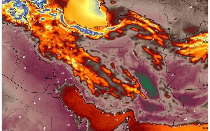 بارش‌های شدید ۷ استان را فرا می‌گیرد؛ هشدار گردوخاک و بادهای ۱۲۰ روزه