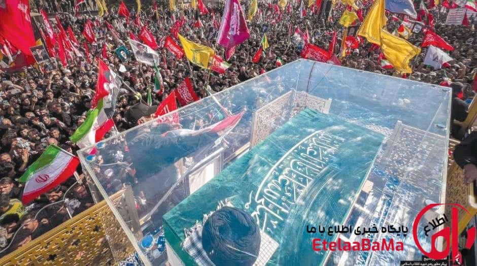 تشییع رهبر شهید در عراق با حضور گسترده مردم؛ نجف و کربلا در کانون توجه رسانه‌ها