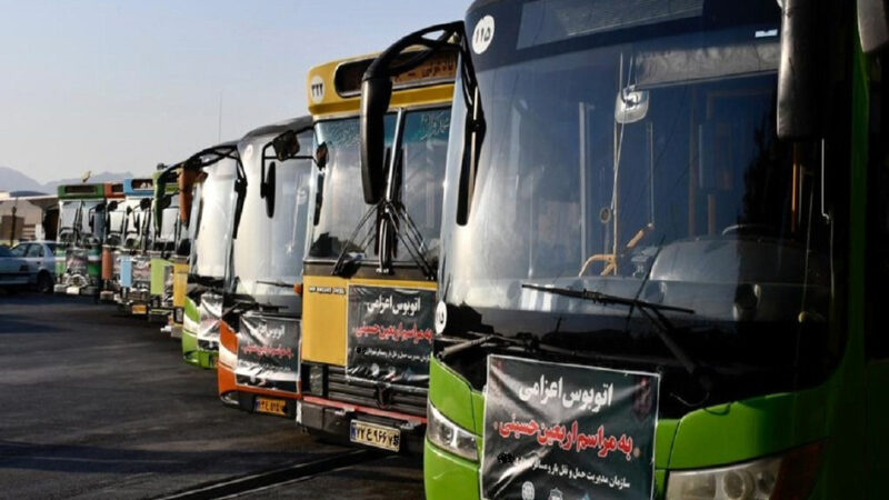 قیمت بلیت اتوبوس‌های اربعین اعلام شد