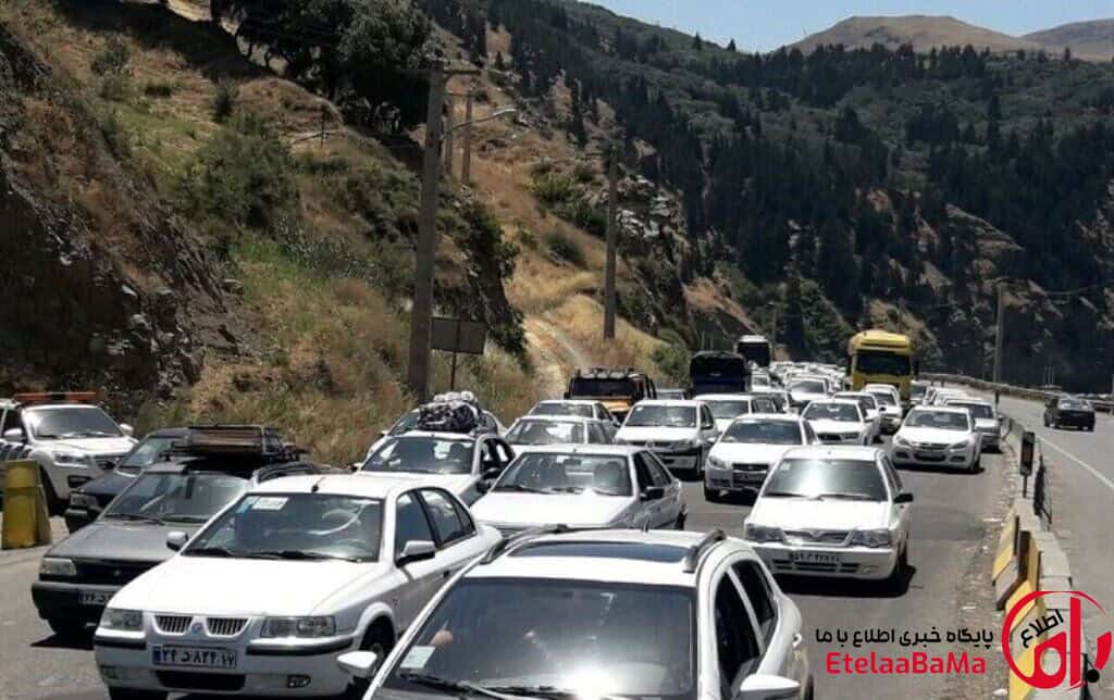 ترافیک سنگین در آزادراه تهران – شمال ؛ تردد از جنوب به شمال یک‌طرفه شد