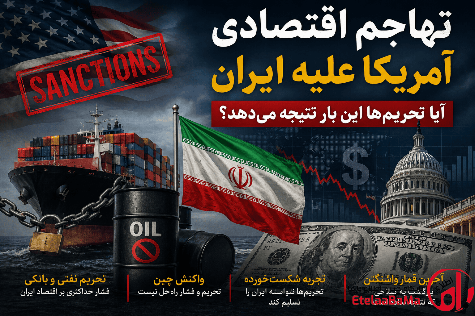 تحریم‌های جدید آمریکا علیه ایران؛ «تهاجم اقتصادی» تازه یا تکرار یک سیاست شکست‌خورده؟