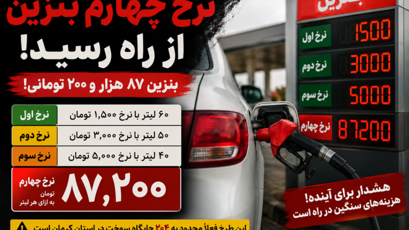 بنزین ۸۷ هزار تومانی؛ مردم تاوان تصمیم‌های پرهزینه دولت را می‌دهند؟
