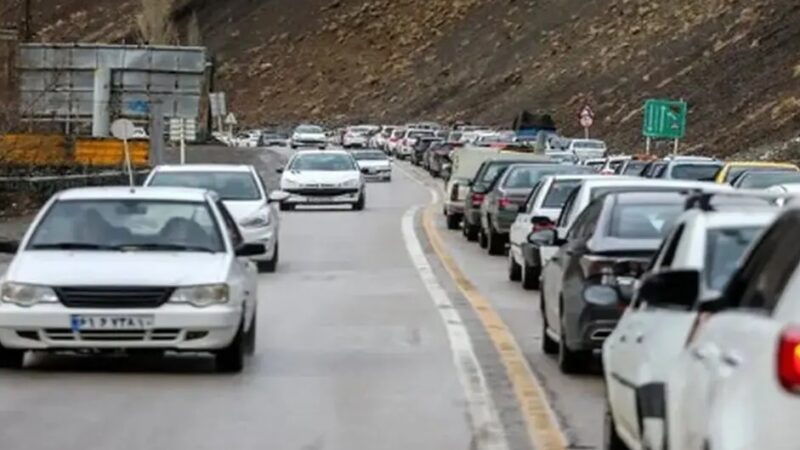 ترافیک سنگین در جاه چالوس / تردد روان در مسیرهای منتهی به مشهد