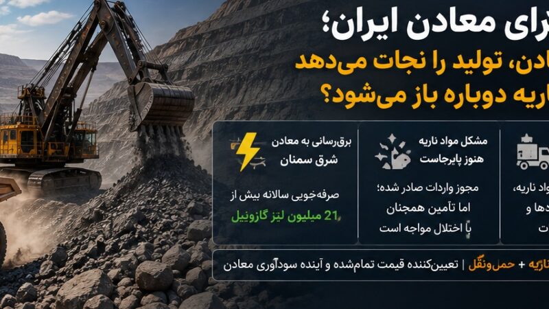 خبر مهم برای معادن ایران؛ برق‌رسانی به معادن، تولید را نجات می‌دهد یا گره مواد ناریه دوباره باز می‌شود؟