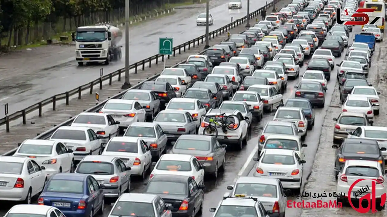 ترافیک سنگین در ورودی‌های تهران و محور منتهی به ایلام