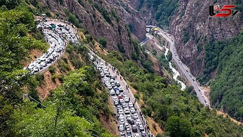 آخرین وضعیت ترافیکی جاده های شمال/ ترافیک سنگین در جاده چالوس، آزاد راه تهران شمال و هراز