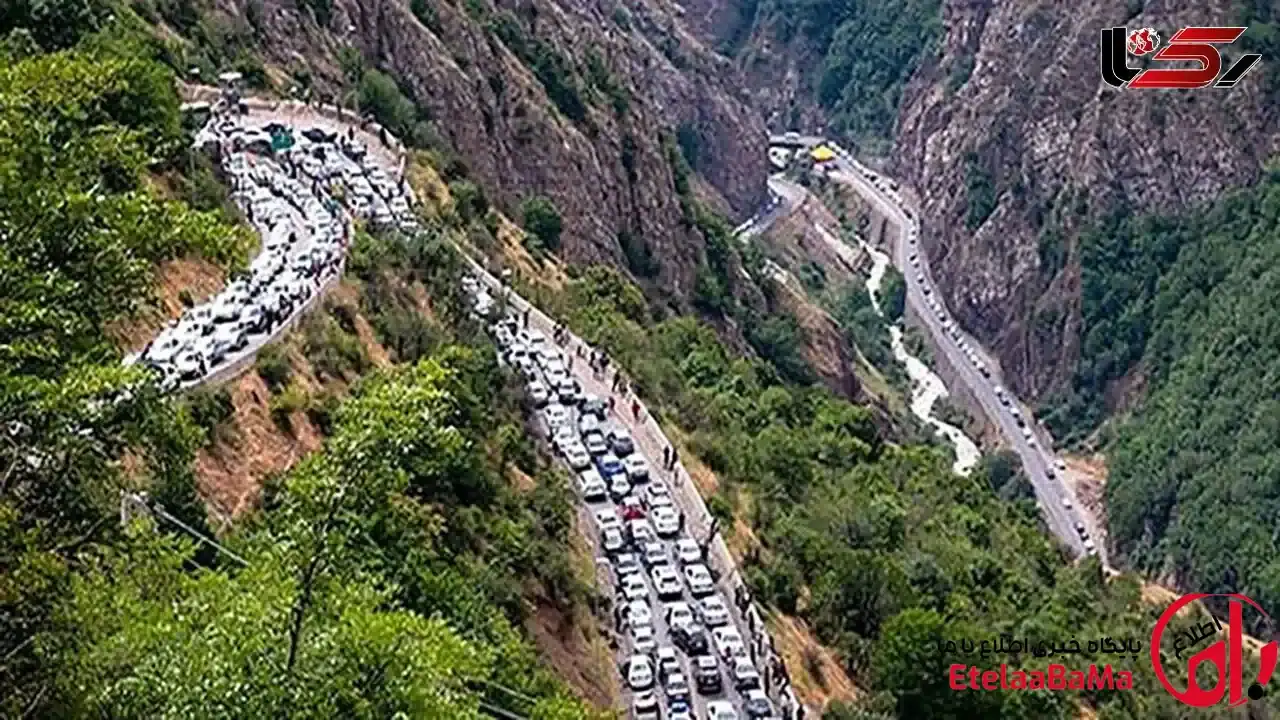 آخرین وضعیت ترافیکی جاده های شمال/ ترافیک سنگین در جاده چالوس، آزاد راه تهران شمال و هراز