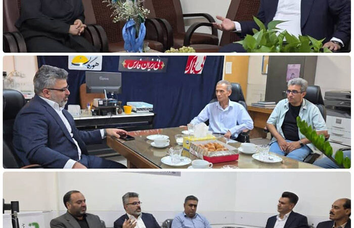 مدیر روابط عمومی و امور بین‌ الملل فولاد غدیر نی‌ریز در دیدار با جمعی از اصحاب رسانه شهرستان نی‌ریز