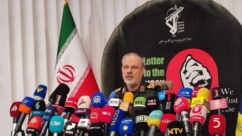 سخنگوی سپاه: در نامه‌ای به مردم آمریکا، منطق ایران را مطرح کردیم