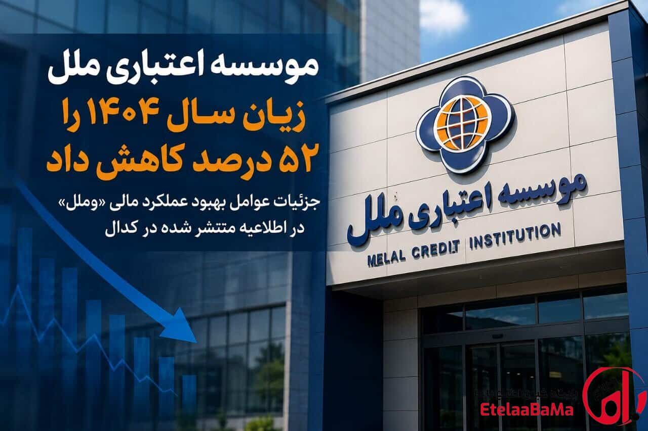 مؤسسه اعتباری ملل در مسیر کاهش زیان؛ «وملل» از افت چشمگیر زیان سال ۱۴۰۴ خبر داد