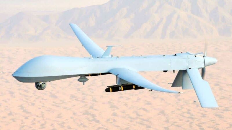 پهپاد پیشرفته MQ۱ بر فراز تنگه هرمز منهدم شد