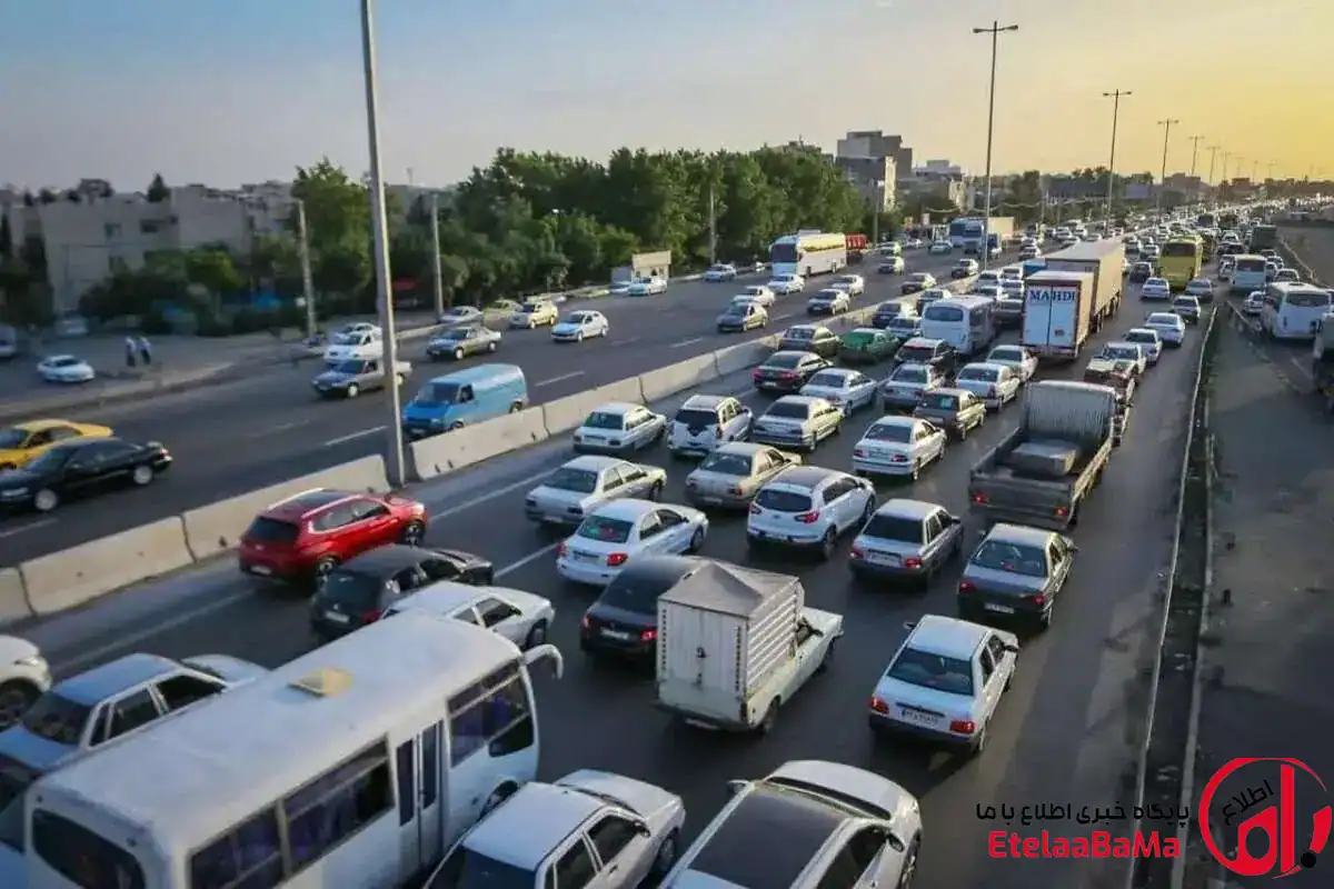 ترافیک نیمه‌سنگین در چهار محور مواصلاتی تهران و البرز