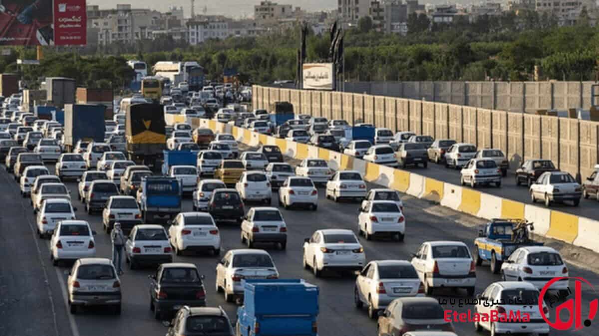 ترافیک سنگین در آزادراه قزوین ـ کرج و محور شهریار ـ تهران/ محور طالقان ـ هشتگرد مسدود است